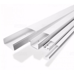 Csatorna csavarozható fehér 100x40mm Stilo STI945