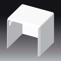 Csatorna végzáró fehér 40x40mm Kopos 8641 HB      