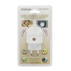 Éjjeli fény fényérzékelős forgatható 1W Phenom