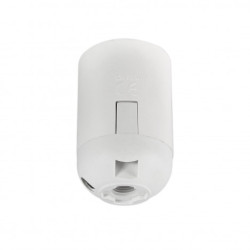 Foglalat E27 mûanyag fehér Commel 016-101