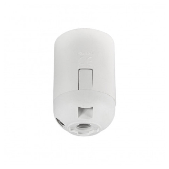 Foglalat E27 mûanyag fehér Commel 016-101