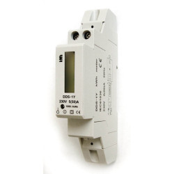Fogyasztásmérő 230V 5(50)A 1 modul Gao 5256