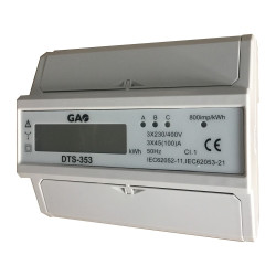 Fogyasztásmérő 380V 100A 7 modul Gao 5257H