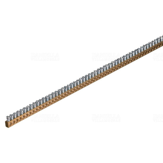 Föld-nulla sín réz 8x10mm 16mm2 1m Stilo STI1166