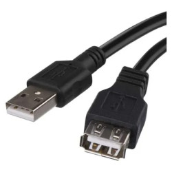 USB kábel 2m USB-A/USB-A/F Emos