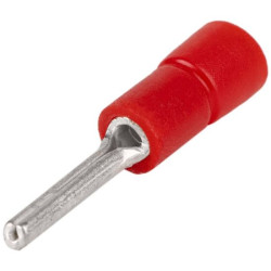 Szigetelt csapos saru 1,5mm2 piros Tracon PCS