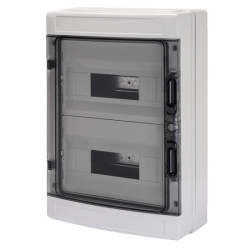 Kiselosztó falon kívüli IP65 2/12 Gewiss GW40104BS