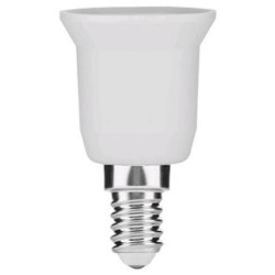 Foglalat átalakító mûanyag E14-E27 Entac