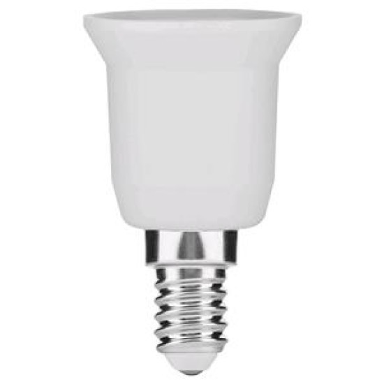 Foglalat átalakító mûanyag E14-E27 Entac