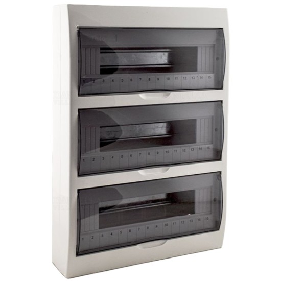 Kiselosztó falon kívüli IP30 3/15 Stilo STI621