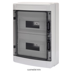 Kiselosztó falon kívüli IP65 2/12 Gewiss GW40104BS