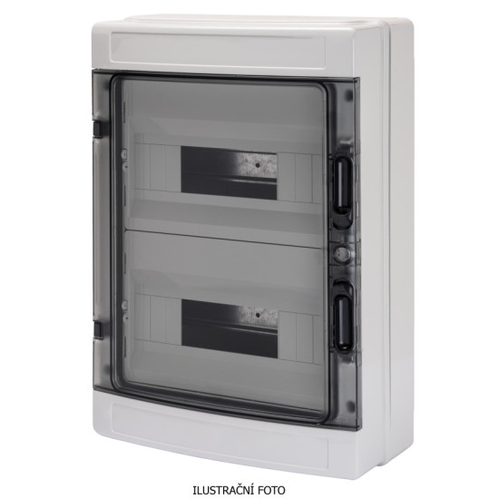 Kiselosztó falon kívüli IP65 2/12 Gewiss GW40104BS