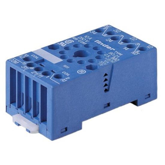 FINDER 90.21 foglalat, kék (60.13)