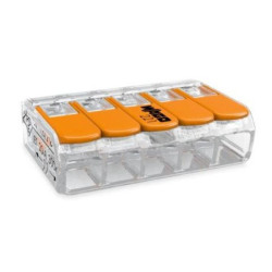 WAGO 221-415 "5" vezetékösszekötő oldható    