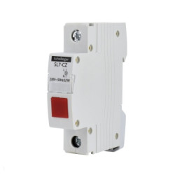 Moduláris jelzőlámpa piros 0.3mA 230V Bemko L7-CZ