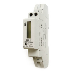 Fogyasztásmérő 230V 5(50)A 1 modul Gao 5256