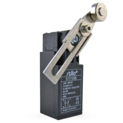 Végálláskapcsoló áll.karos+görg. 3A/240VAC 1NC+1NO