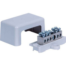 EPH potenciálkiegyenlítő sín 1x6-25mm2, 5x1.5-6mm2 Pollmann 2030303