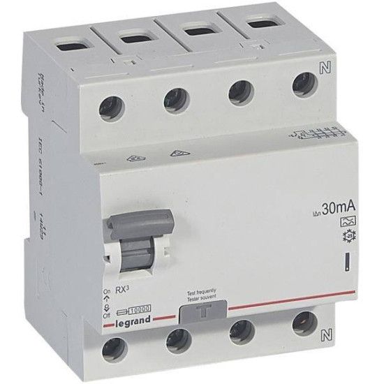 Fi-relé 'A' 4P 25A 30mA  RX3 Legrand 402074