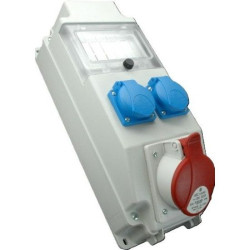 Ipari elosztó doboz ROS-5/X-12 1db 16A 5P 2db 2P+F