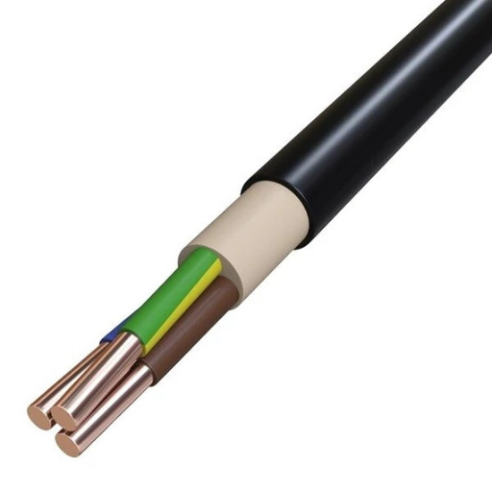 Földkábel E-YY-J 0,6/1kV 3 x  2.5 mm2 