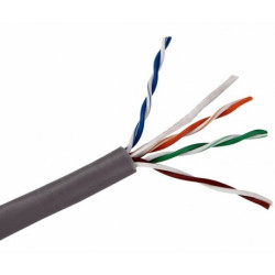 Kábel UTP CAT5E szürke 4x2xAWG24 