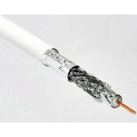 Kábel koax 75 ohm 3x árnyékolt RG6