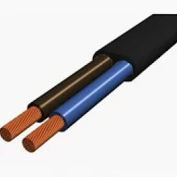 Kábel MTL 2x0,75mm2 H03VVH2-F fekete