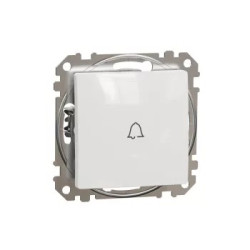 Egypólusú nyomó Sedna Design fehér csengőj. SDD111131