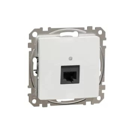 UTP aljzat 1xRJ45 Cat6 Sedna Design fehér SDD111461