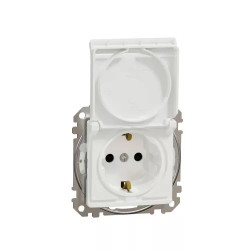 Dugalj 2P+F Sedna Design 162 fehér IP44 SDD211023