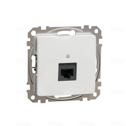 UTP aljzat 1xRJ45 Cat6 Sedna Design fehér SDD111461
